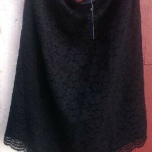 Charter Club Womens sz 24 Skirt Black Knee Length